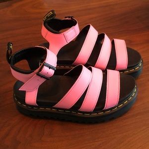 Pink Dr Martens Blaire Sandal